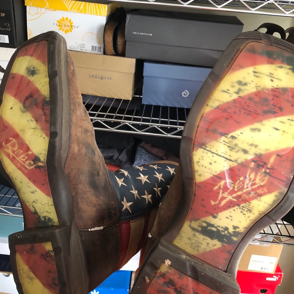 Durango flag rebel boots